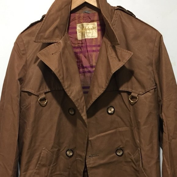 VINTAGE WEATHERLEADER TRENCH COATS SIZE L - Picture 2 of 7
